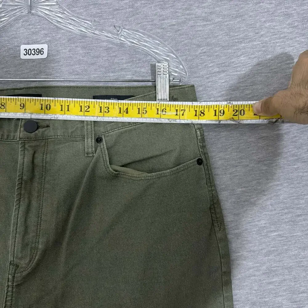 Huckleberry Proof Men's Size 36x34 Green Canvas Slim Fit Rover Pants Durable